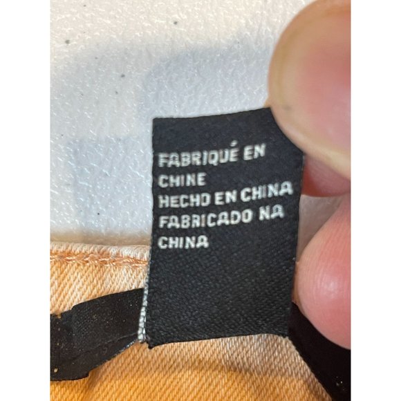 Forever 21 Womens Denim Jeans Shorts Roll Cuffed Hem Mid Rise Stretch Pink SZ 29 - Picture 8 of 9